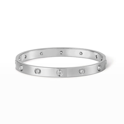 [Cadisa] LOVE BRACELET 6.1MM 10 DIAMONDS
