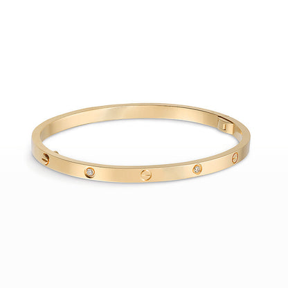 [Cadisa] LOVE BRACELET 3.65MM 6 DIAMONDS