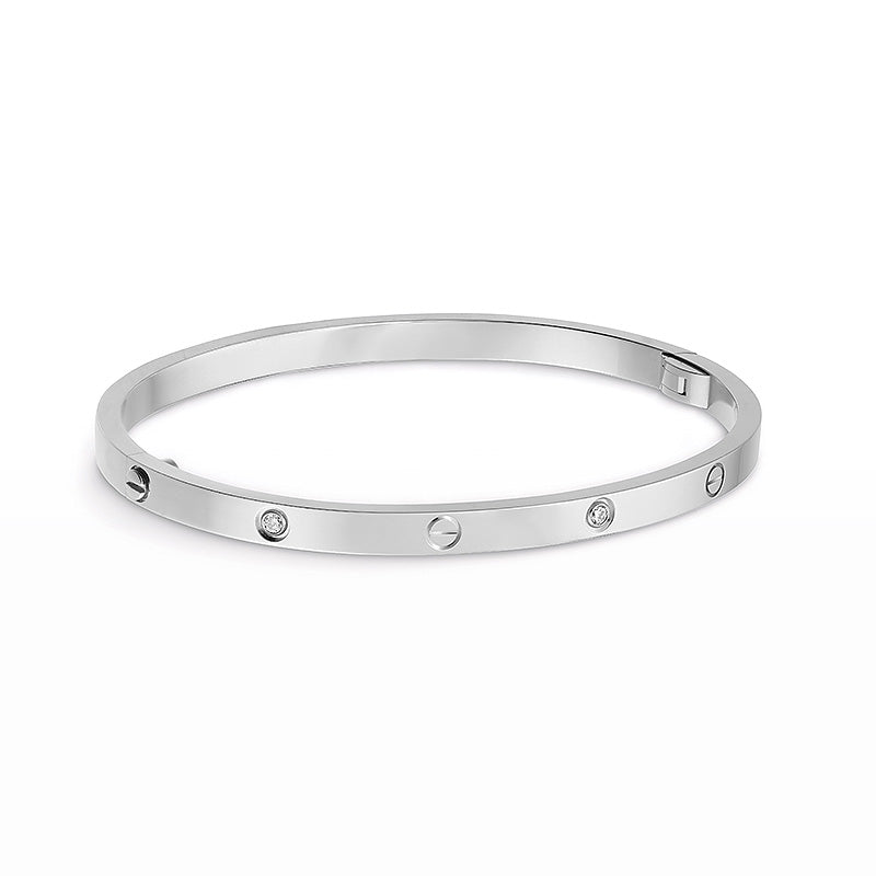 [Cadisa] LOVE BRACELET 3.65MM 6 DIAMONDS