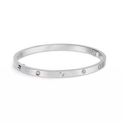 [Cadisa] LOVE BRACELET 3.65MM 6 DIAMONDS