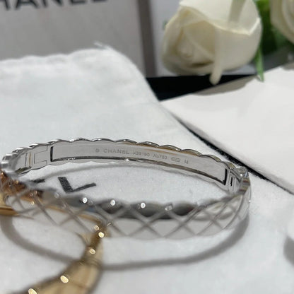 [Cadisa]KOKO CRUSH HALF DIAMONDS GLOD SILVER ROSE GOLD