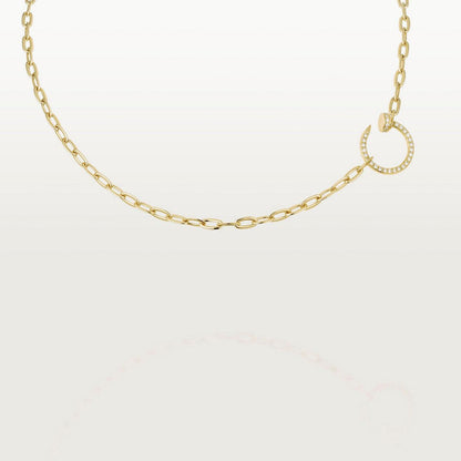 [Cadisa] JUSTE NECKLACE FULL DIAMONDS