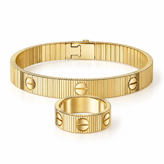 [Cadisa]Love Unlimited Bracelet & Ring Set
