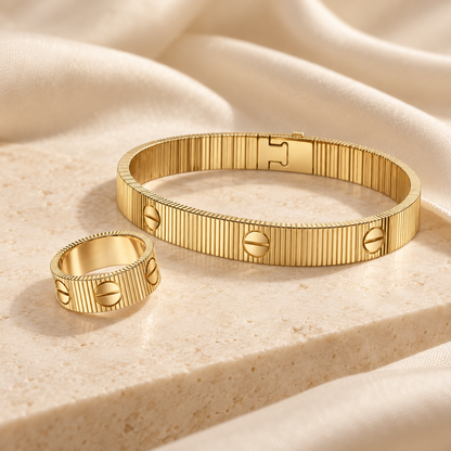 [Cadisa]Love Unlimited Bracelet & Ring Set