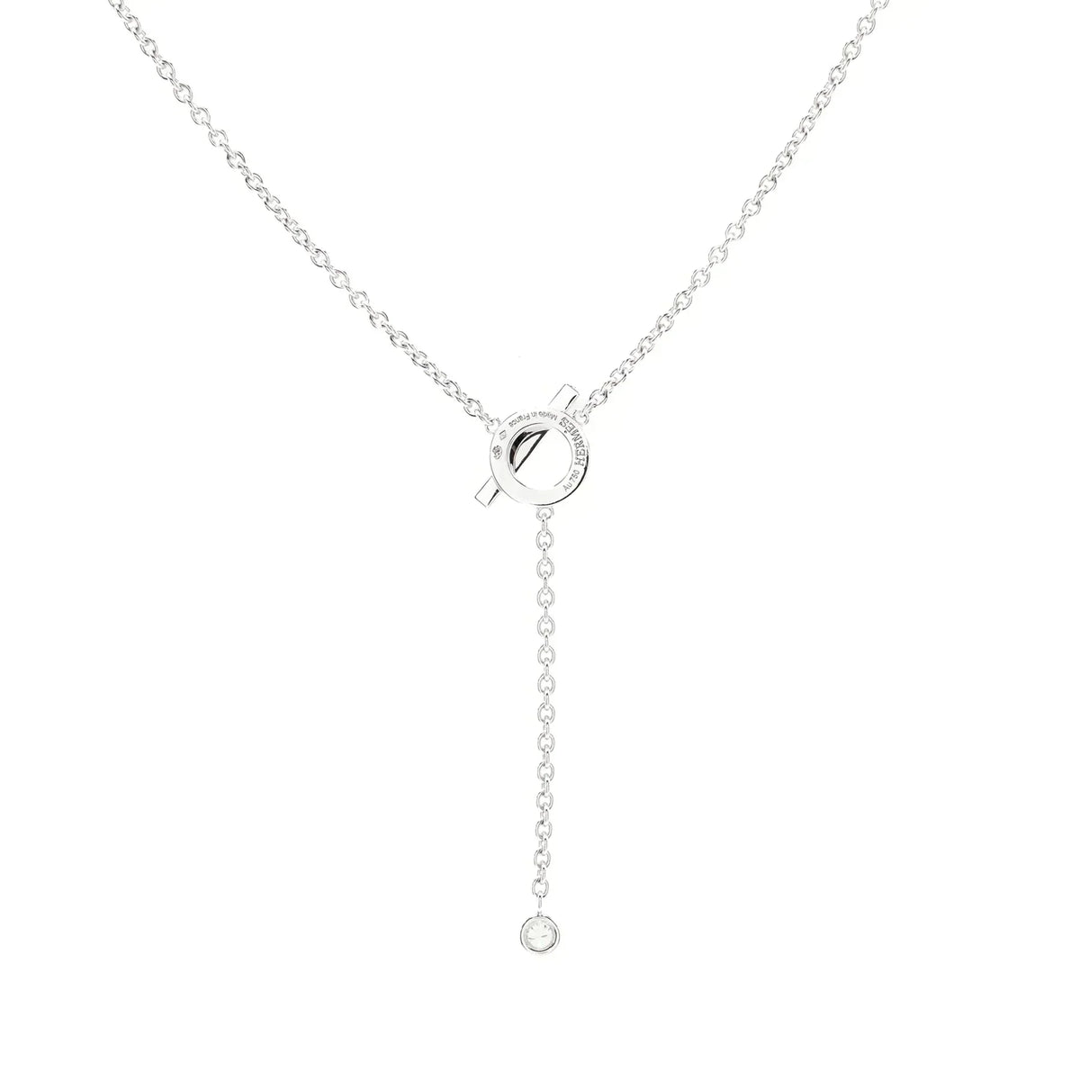 [Cadisa]FINESSE SILVER DIAMOND NECKLACE
