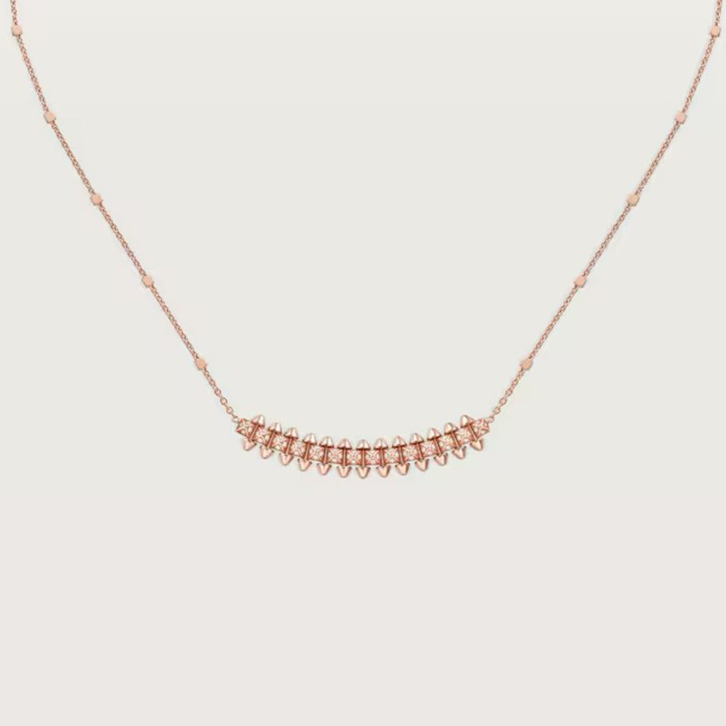 [Cadisa] CLASH  SMALL FULL DIAMOND NECKLACE