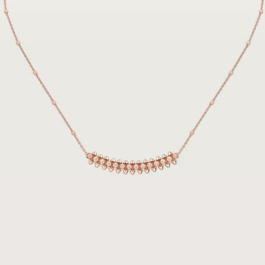 [Cadisa] CLASH  SMALL FULL DIAMOND NECKLACE
