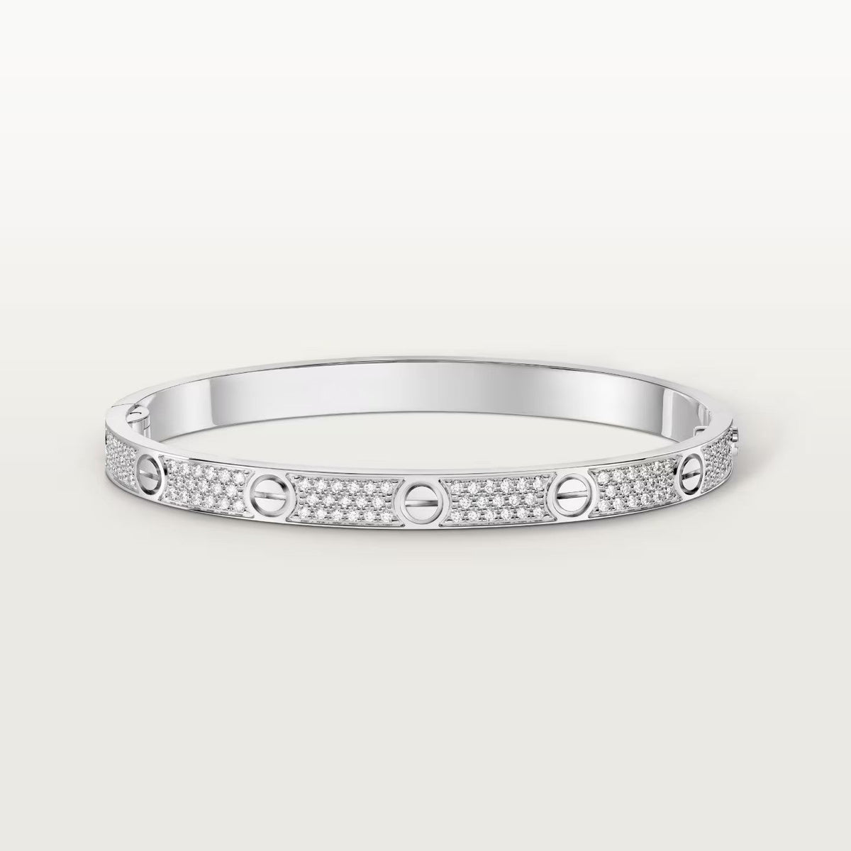 [Cadisa] LOVE BRACELET 4.8MM DIAMOND-PAVED