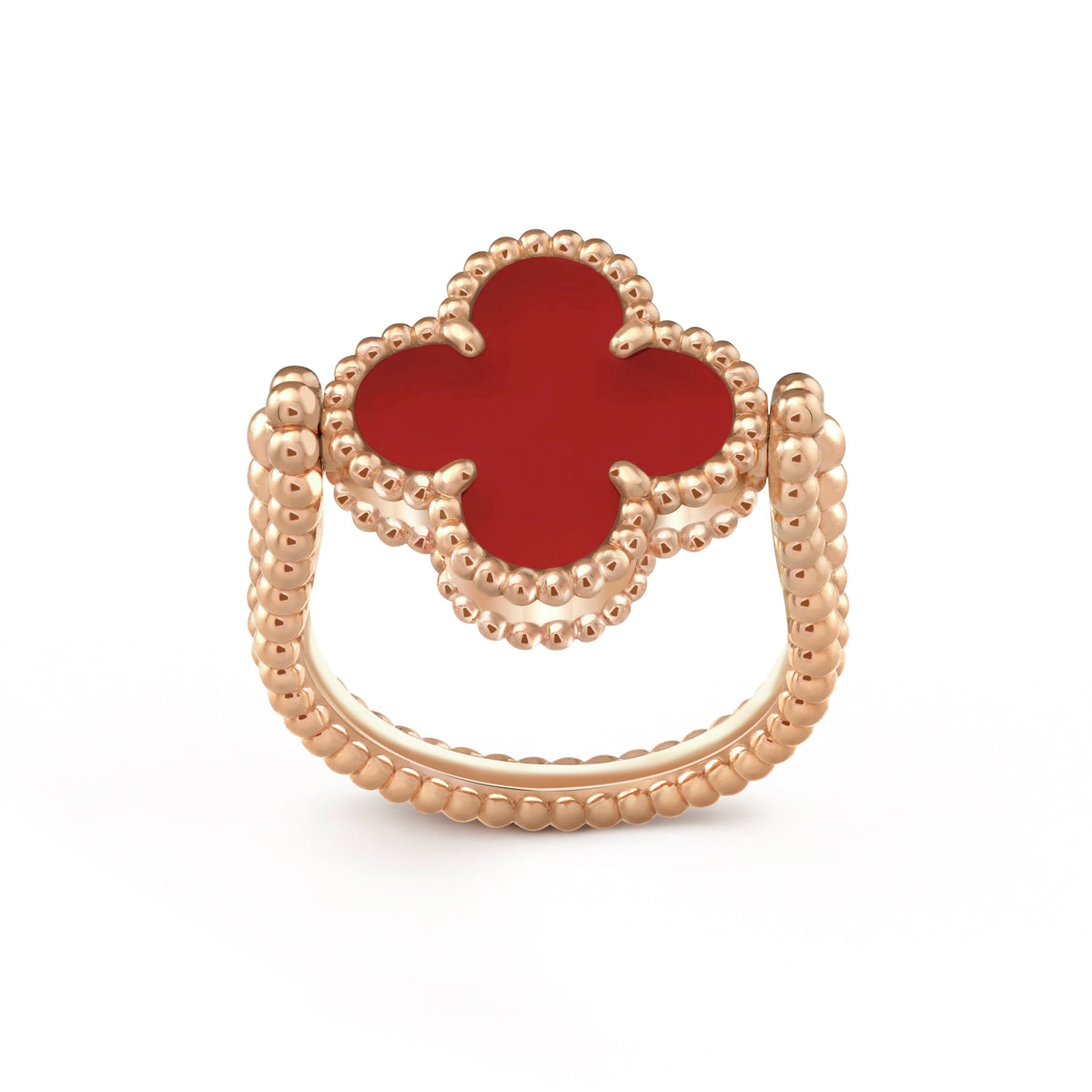 [Cadisa]CLOVER RIVERSIBLE RING ROSE GOLD COLLECTION