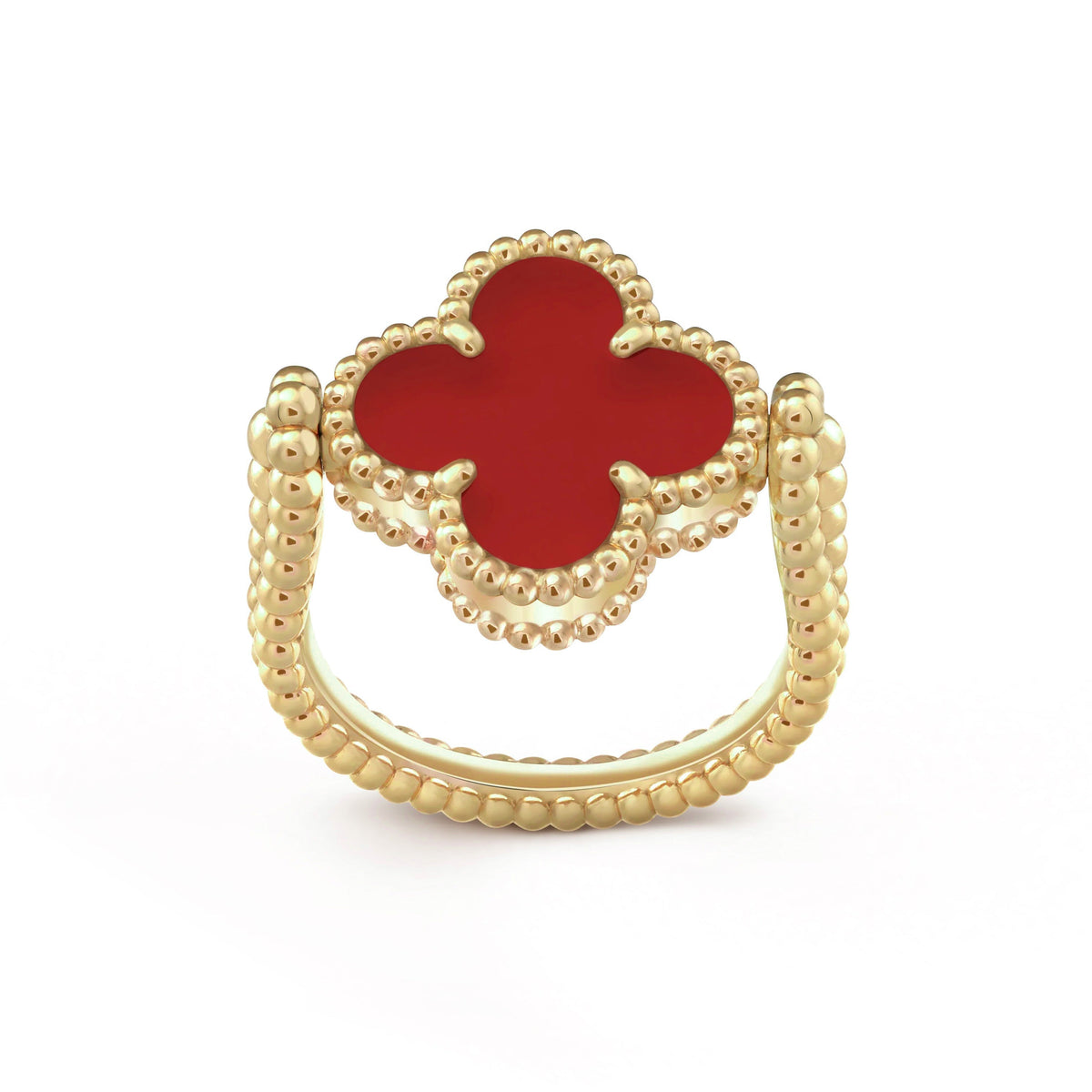 [Cadisa]CLOVER RIVERSIBLE RING GOLD COLLECTION