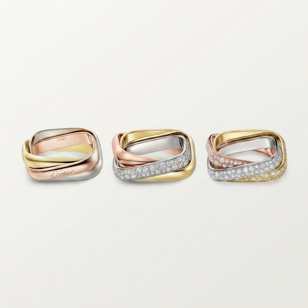 [Cadisa] TRINITY 3.5MM CUSHION RING COLLECTION