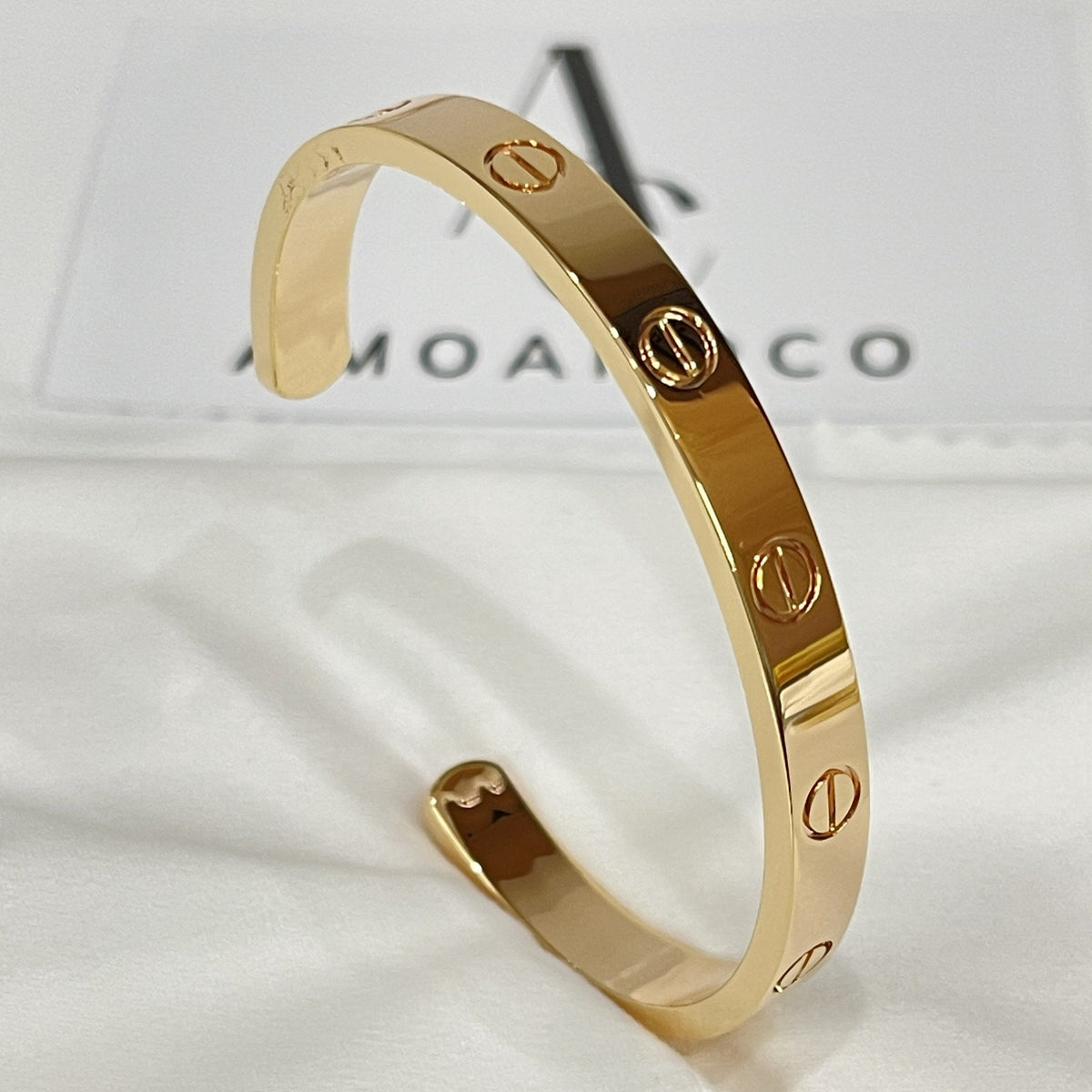 [Cadisa] LOVE BRACELET 6.1MM OPEN CUFF