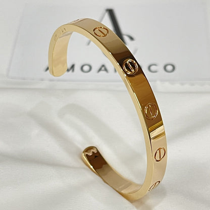 [Cadisa] LOVE BRACELET 6.1MM OPEN CUFF
