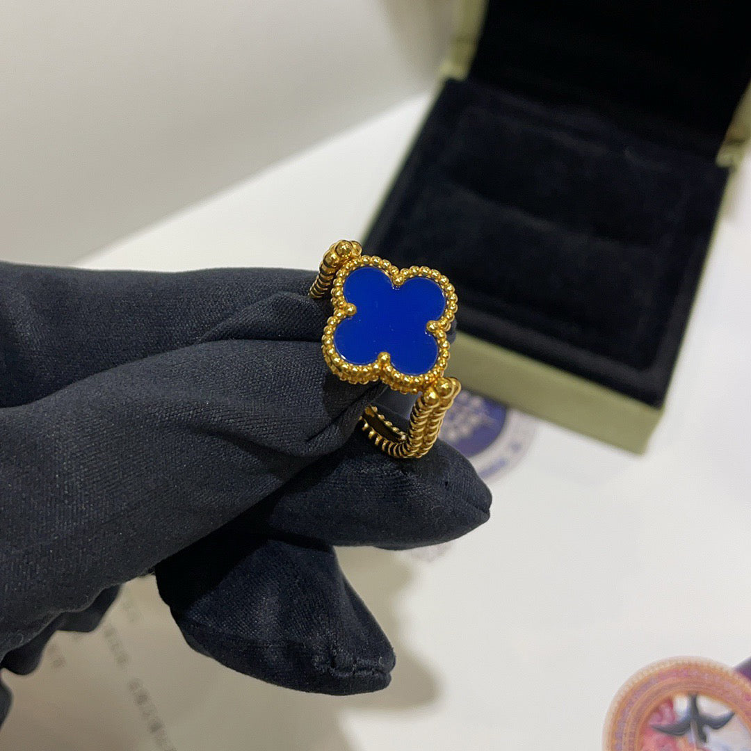 [Cadisa]CLOVER RIVERSIBLE RING GOLD COLLECTION