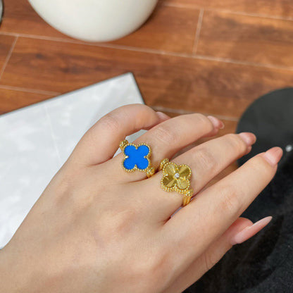 [Cadisa]CLOVER RIVERSIBLE RING GOLD COLLECTION