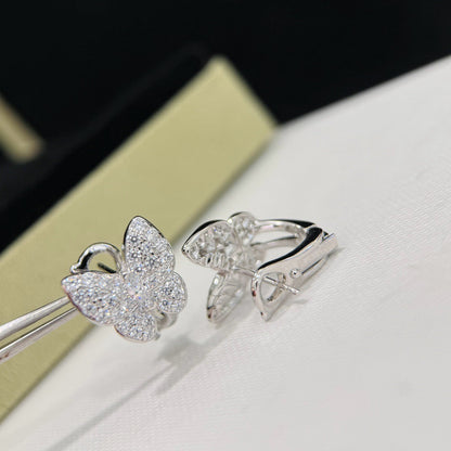 [Cadisa]BUTTERFLY ALL DIAMOND EARRINGS