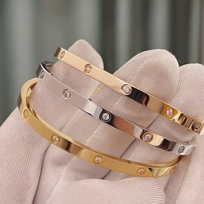 [Cadisa] LOVE BRACELET 3.65MM 10 DIAMONDS