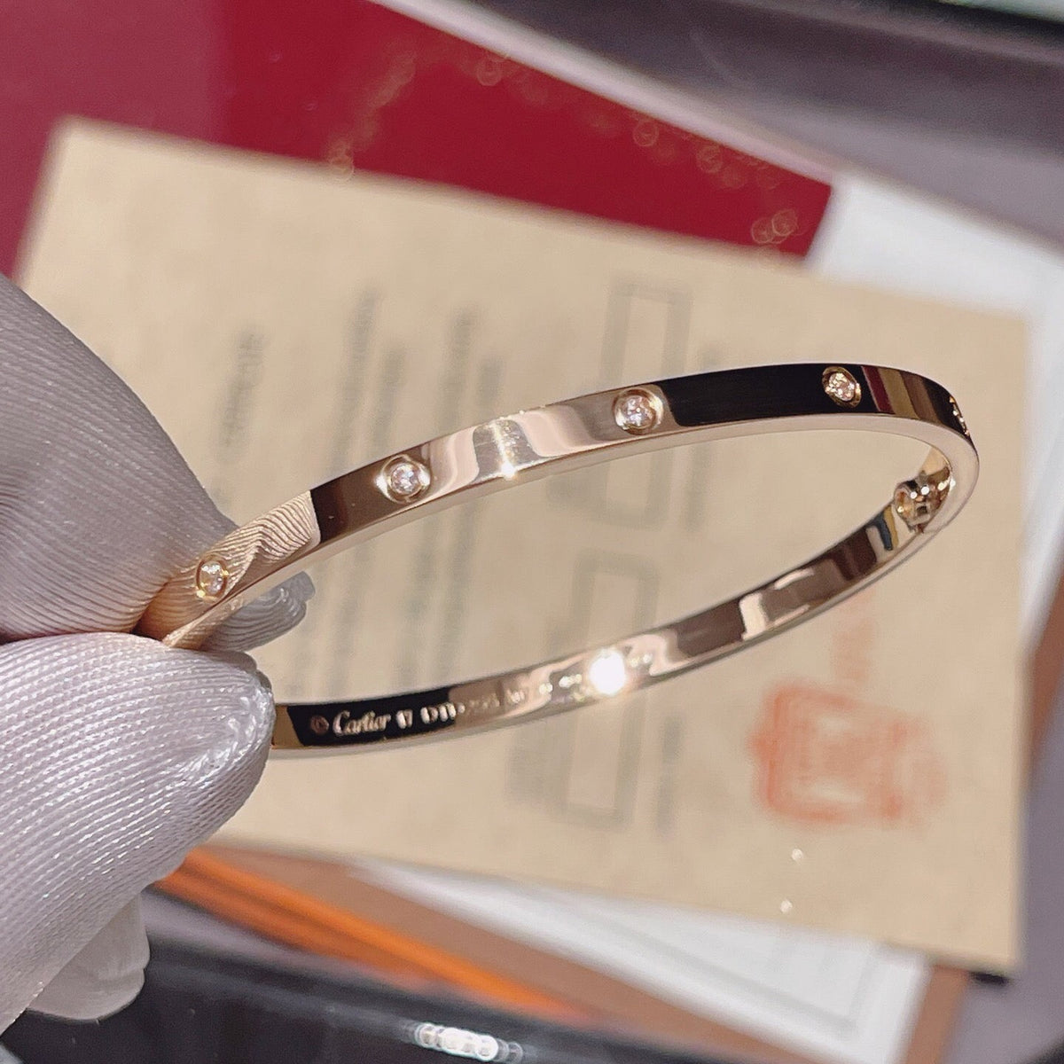 [Cadisa] LOVE BRACELET 3.65MM 10 DIAMONDS