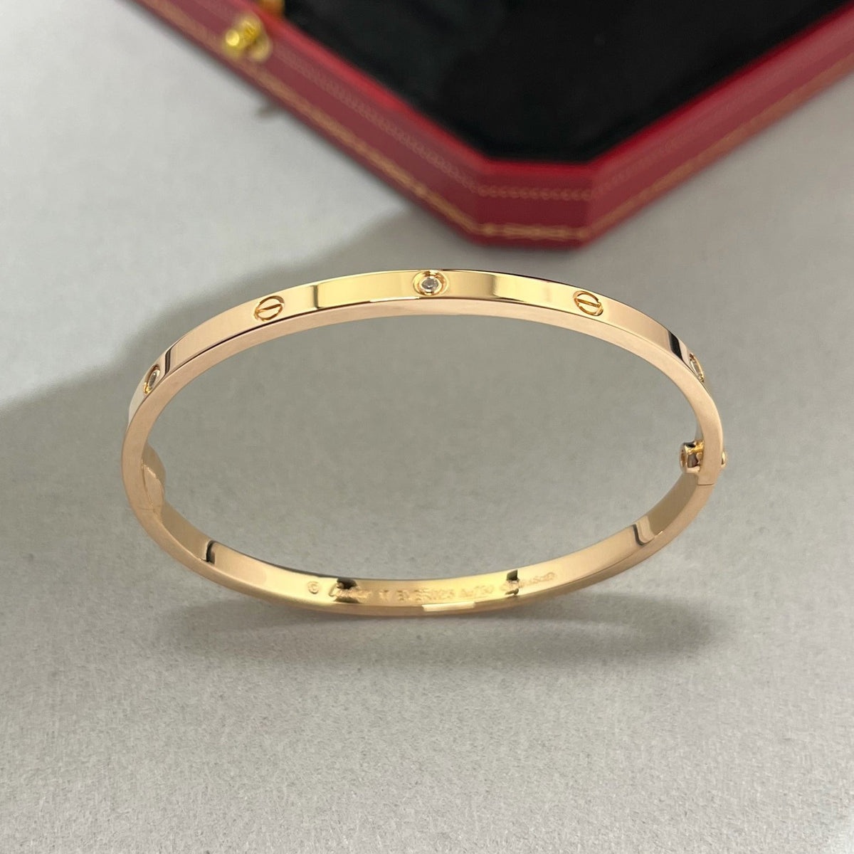 [Cadisa] LOVE BRACELET 3.65MM 6 DIAMONDS