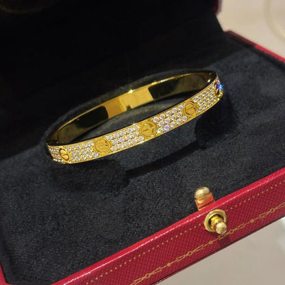[Cadisa] LOVE BRACELET 6.1MM DIAMOND-PAVED