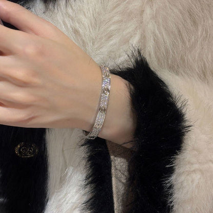 [Cadisa] LOVE BRACELET 6.1MM DIAMOND-PAVED