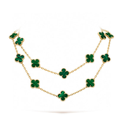 [Cadisa]CLOVER 20 MOTIFS MALACHITE GOLD