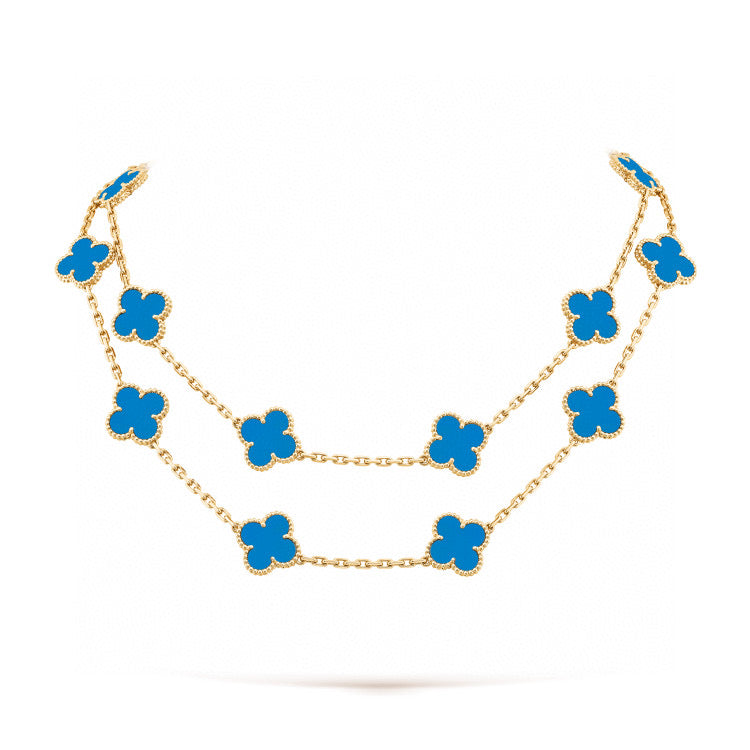 [Cadisa]CLOVER 20 MOTIFS TURQUOISE GOLD