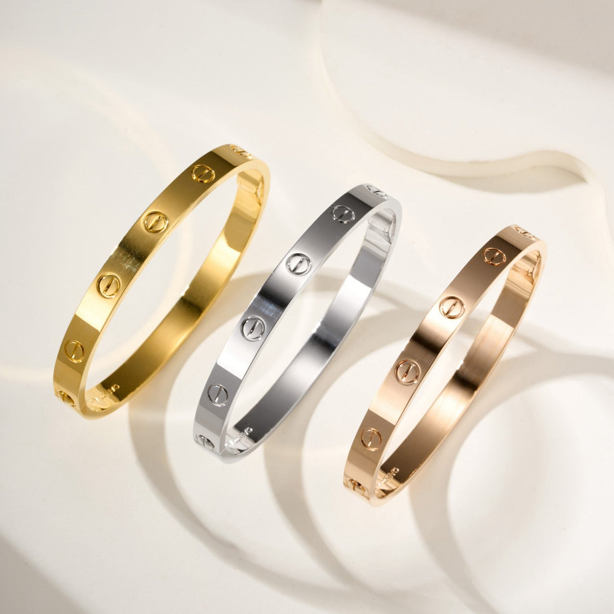 [Cadisa] LOVE BRACELET 6.1MM NO DIAMONDS