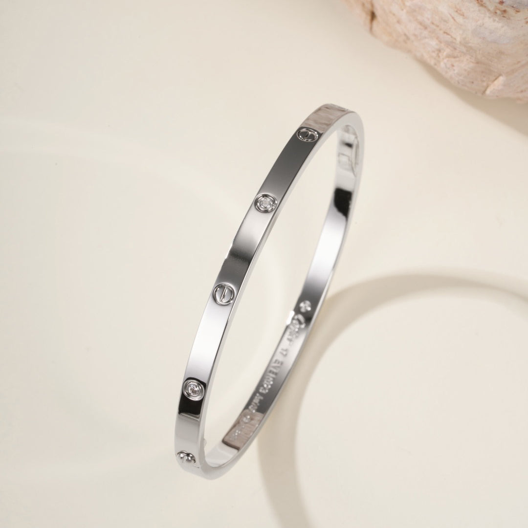 [Cadisa] LOVE BRACELET 3.65MM 6 DIAMONDS