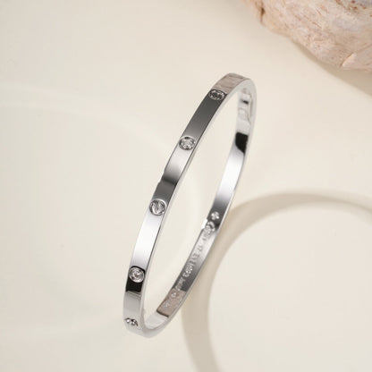 [Cadisa] LOVE BRACELET 3.65MM 6 DIAMONDS
