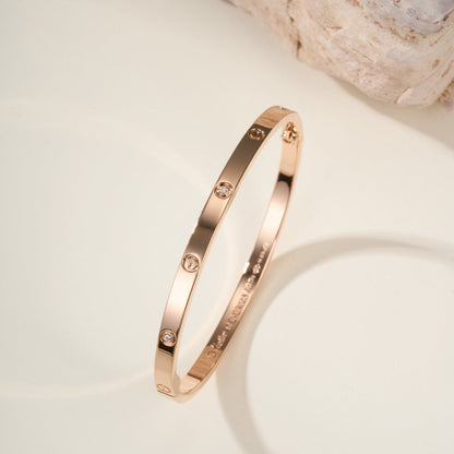 [Cadisa] LOVE BRACELET 3.65MM 6 DIAMONDS
