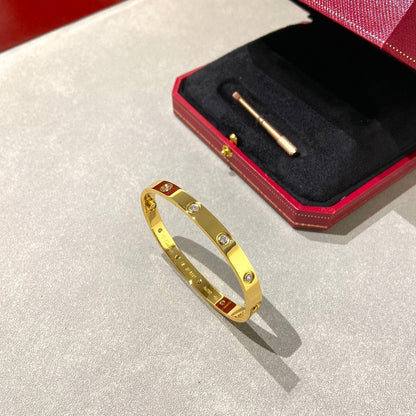 [Cadisa] LOVE BRACELET 6.1MM 10 DIAMONDS