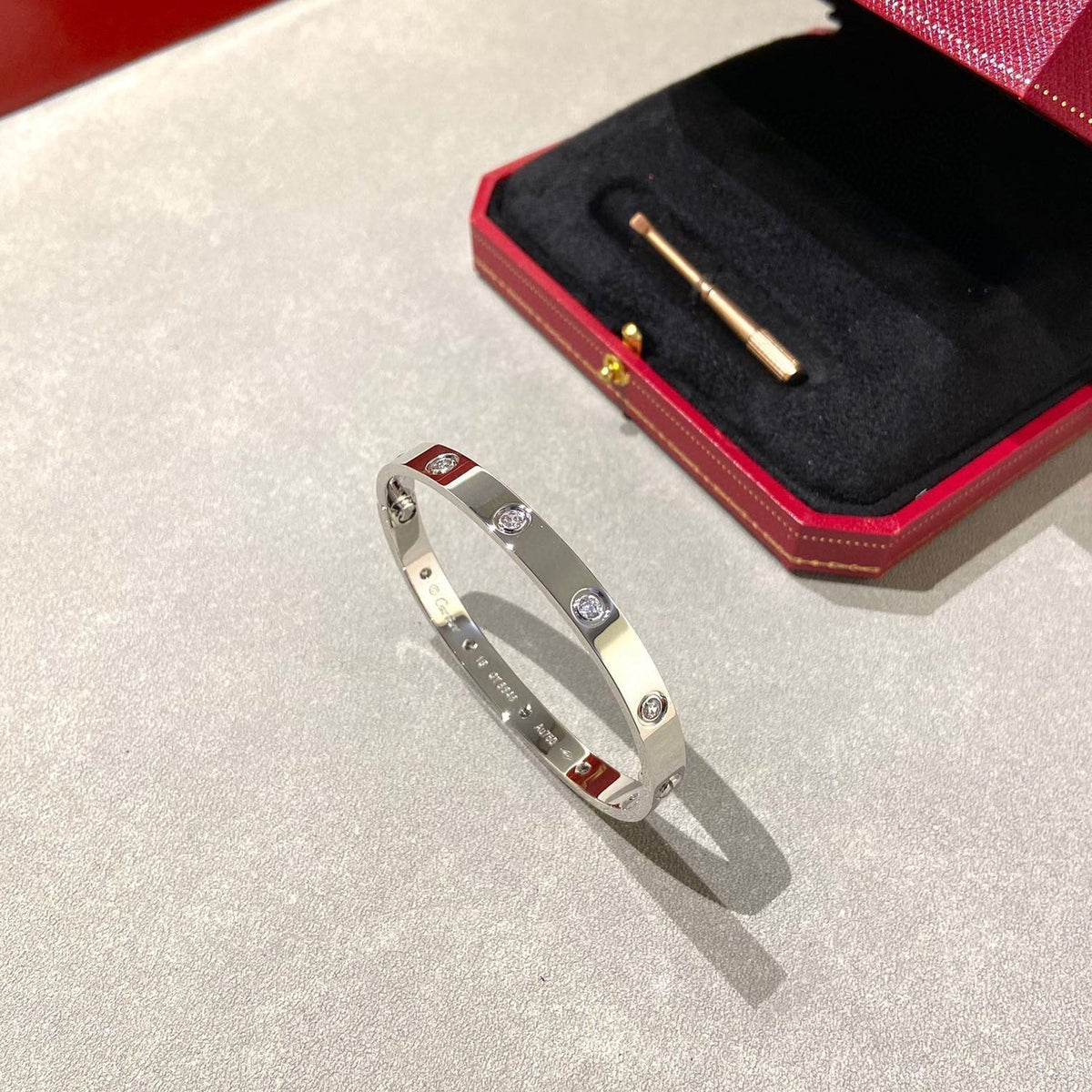 [Cadisa] LOVE BRACELET 6.1MM 10 DIAMONDS