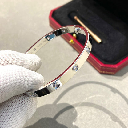 [Cadisa] LOVE BRACELET 6.1MM 10 DIAMONDS