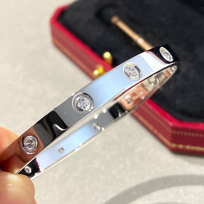 [Cadisa] LOVE BRACELET 6.1MM 10 DIAMONDS