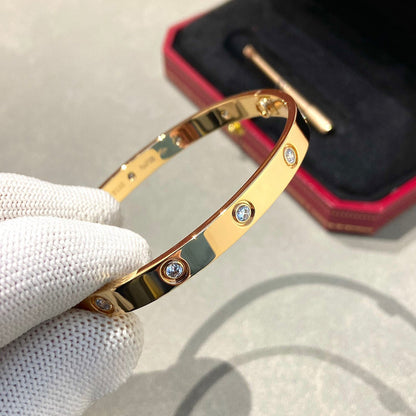 [Cadisa] LOVE BRACELET 6.1MM 10 DIAMONDS