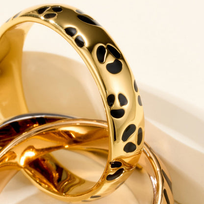 [Cadisa] TRINITY  RING LEOPARD PRINT