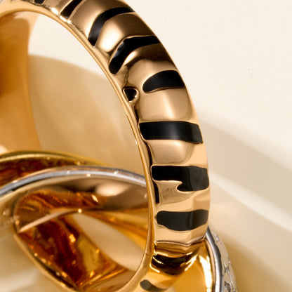 [Cadisa] TRINITY  RING LEOPARD PRINT