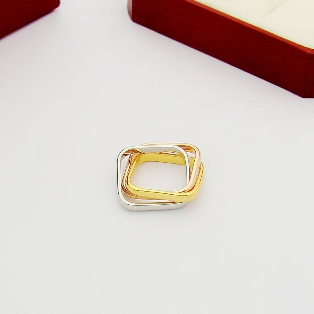 [Cadisa] TRINITY 3.5MM CUSHION RING COLLECTION