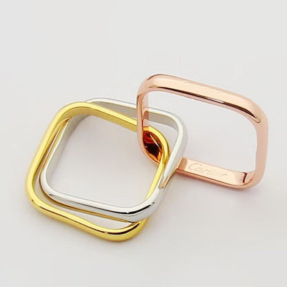 [Cadisa] TRINITY 3.5MM CUSHION RING COLLECTION