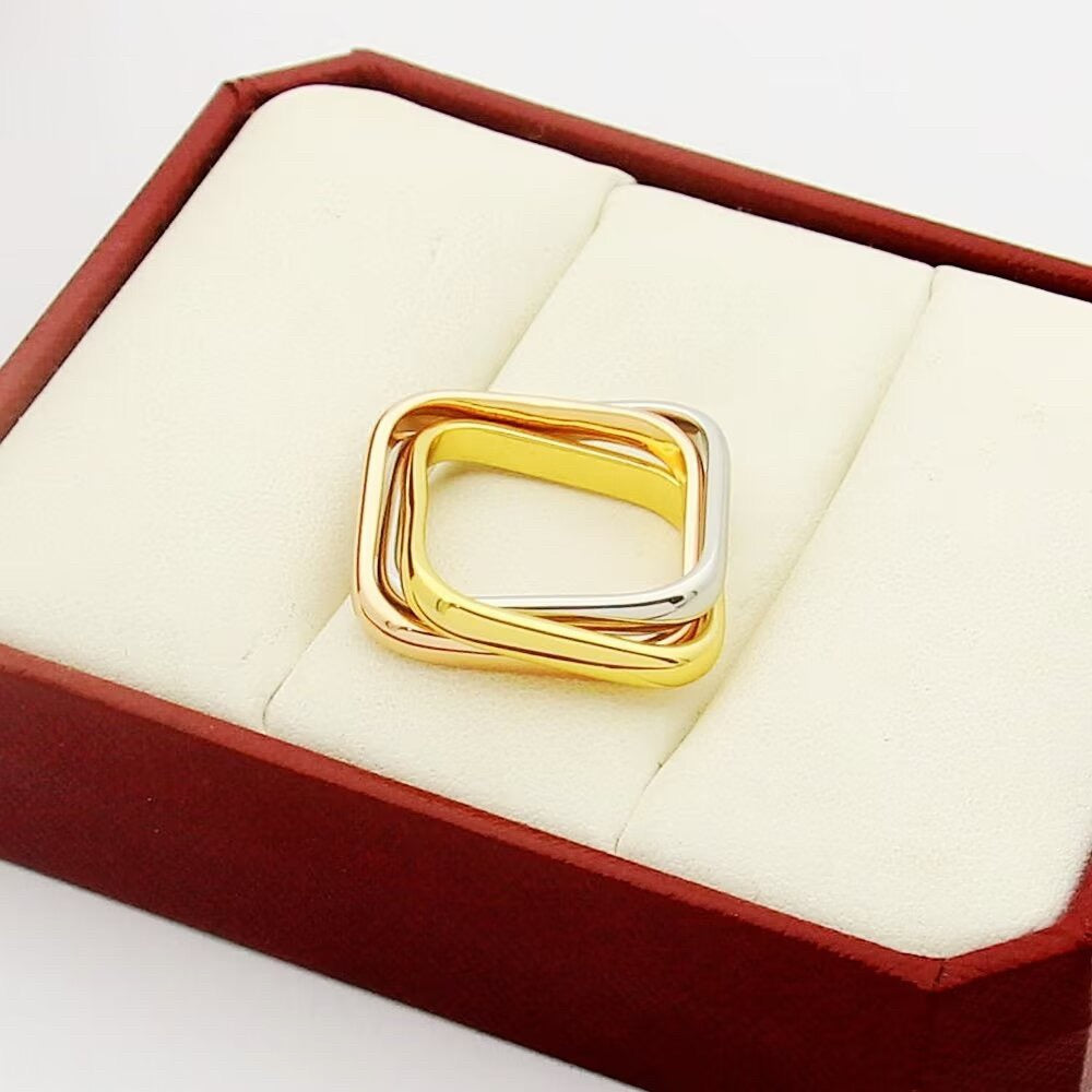 [Cadisa] TRINITY 3.5MM CUSHION RING COLLECTION