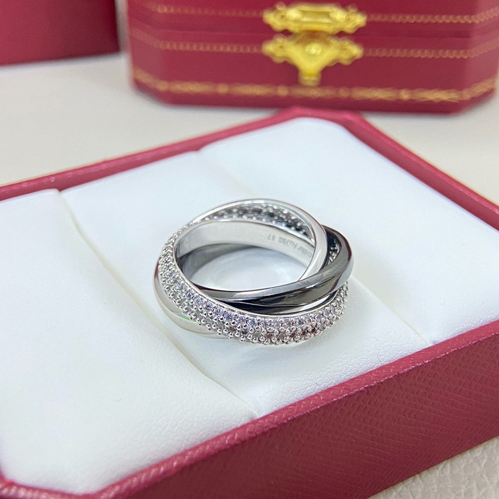 [Cadisa] TRINITY 3.2MM RING BLACK CERAMIC