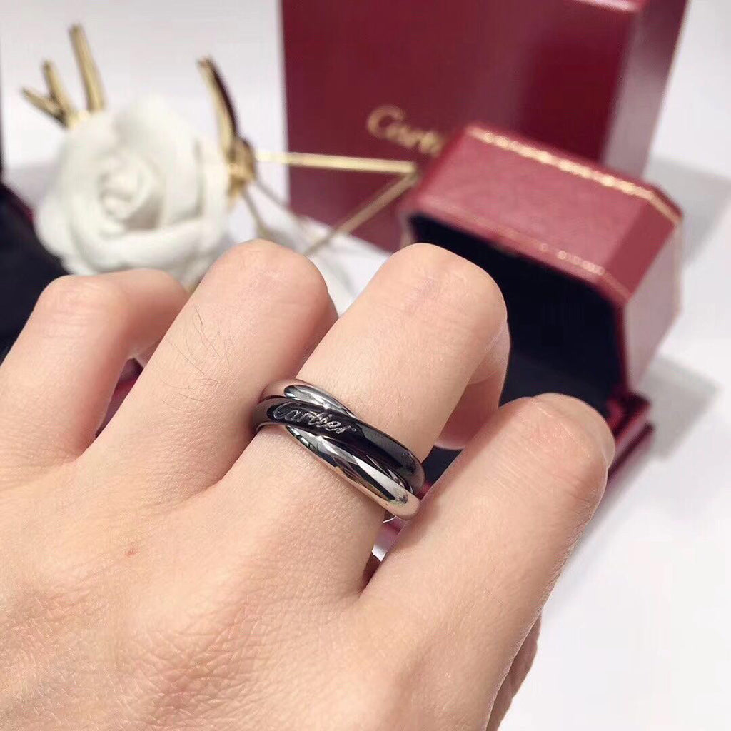[Cadisa] TRINITY 3.2MM RING BLACK CERAMIC