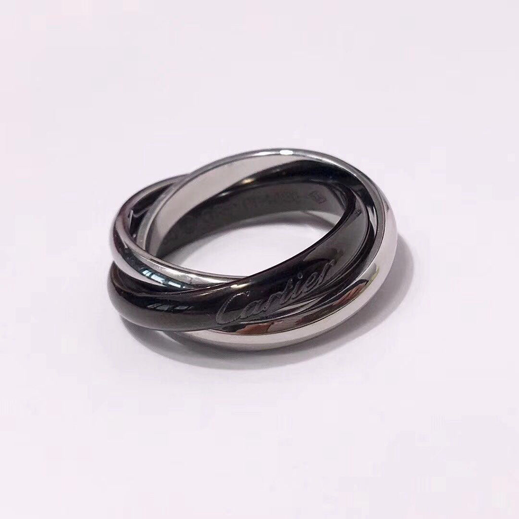 [Cadisa] TRINITY 3.2MM RING BLACK CERAMIC