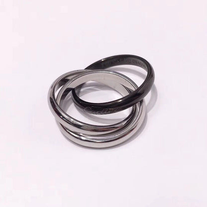 [Cadisa] TRINITY 3.2MM RING BLACK CERAMIC