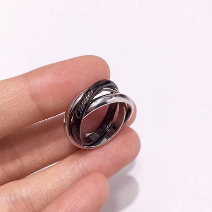 [Cadisa] TRINITY 3.2MM RING BLACK CERAMIC