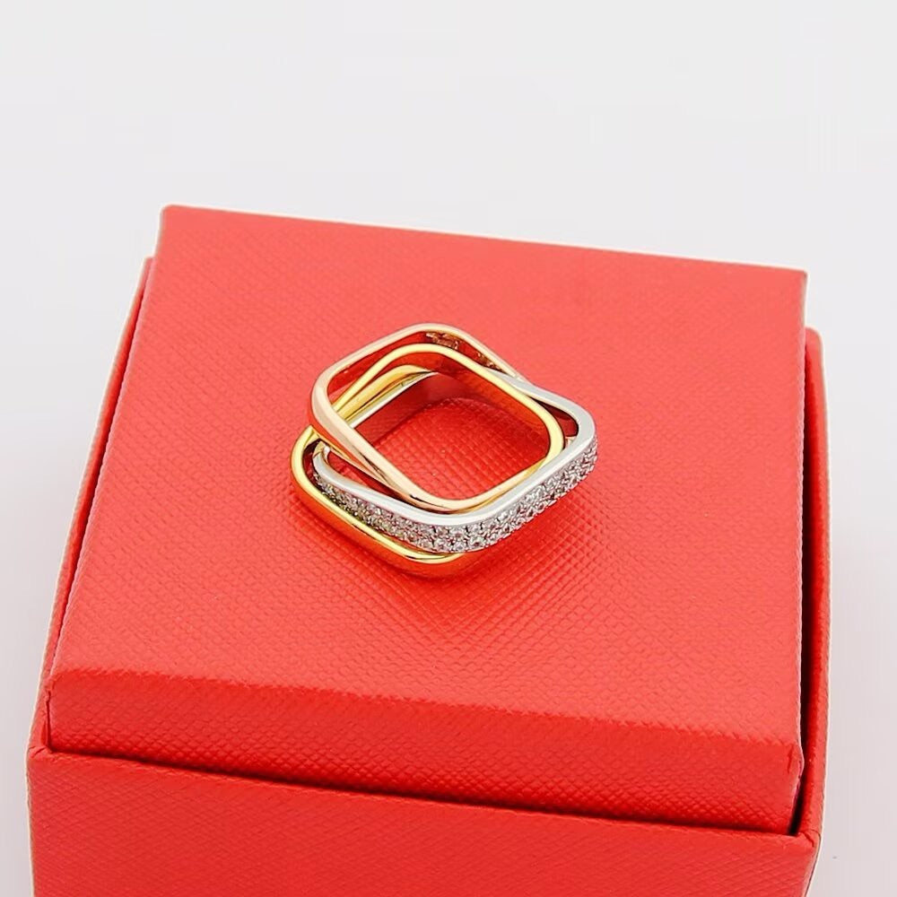 [Cadisa] TRINITY 3.5MM CUSHION RING COLLECTION