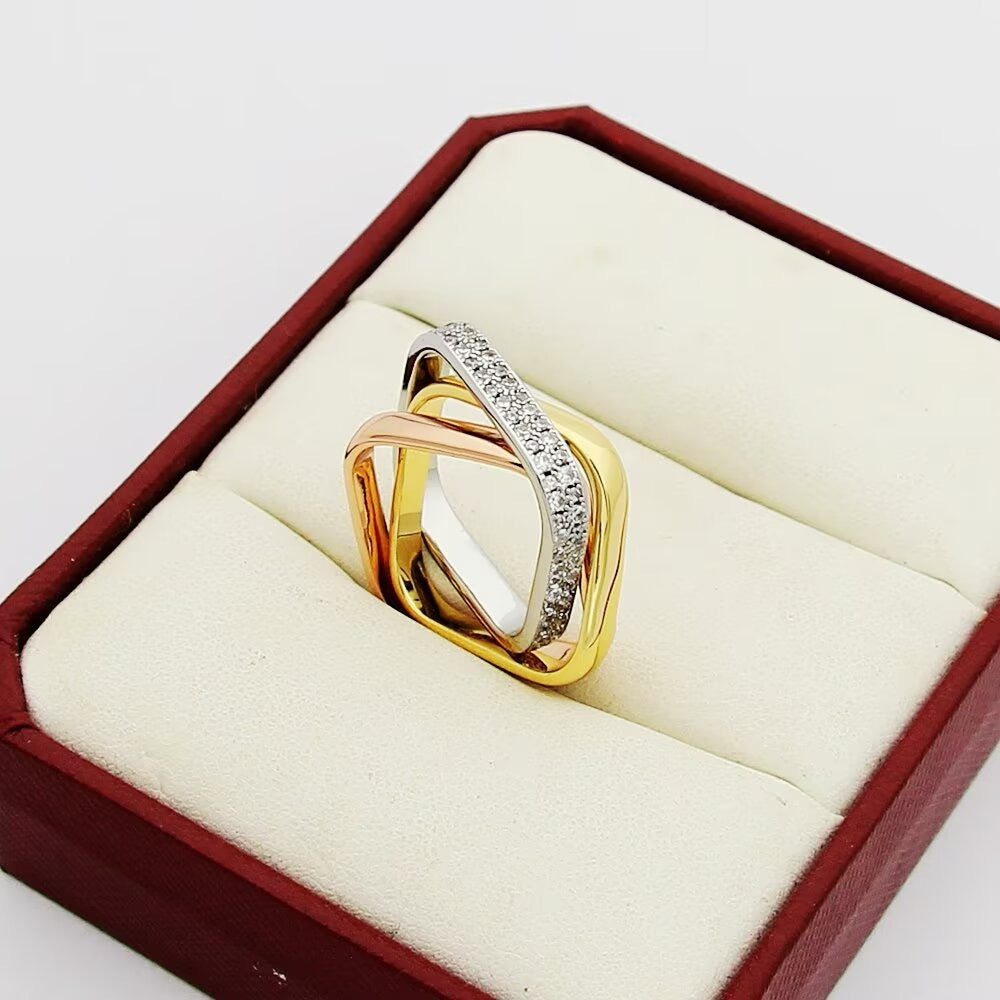 [Cadisa] TRINITY 3.5MM CUSHION RING COLLECTION