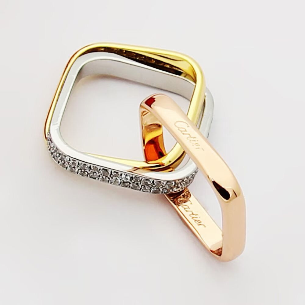 [Cadisa] TRINITY 3.5MM CUSHION RING COLLECTION