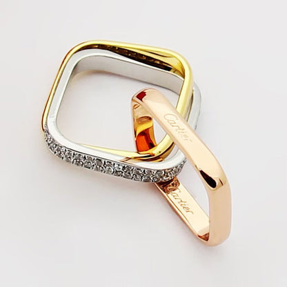 [Cadisa] TRINITY 3.5MM CUSHION RING COLLECTION